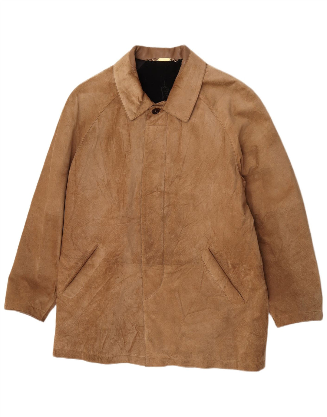 Torras Herre Ruskind Windbreaker Jacket IT 50 Stor Brun