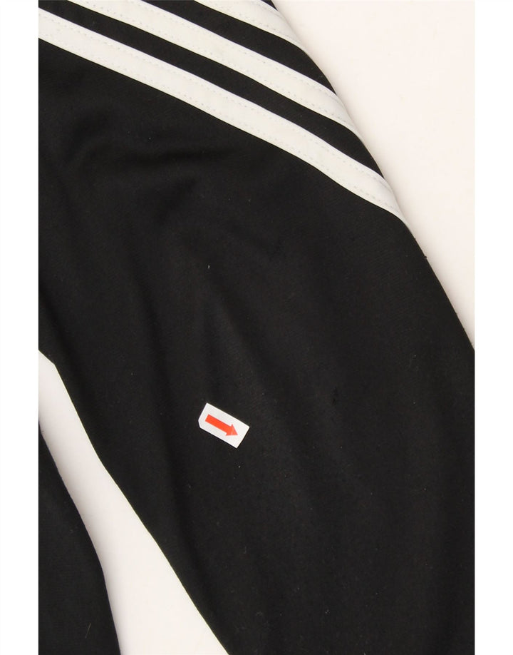 ADIDAS Mens Tracksuit Top Jacket Large Black Colourblock Polyester Vintage Adidas and Second-Hand Adidas from Messina Hembry 