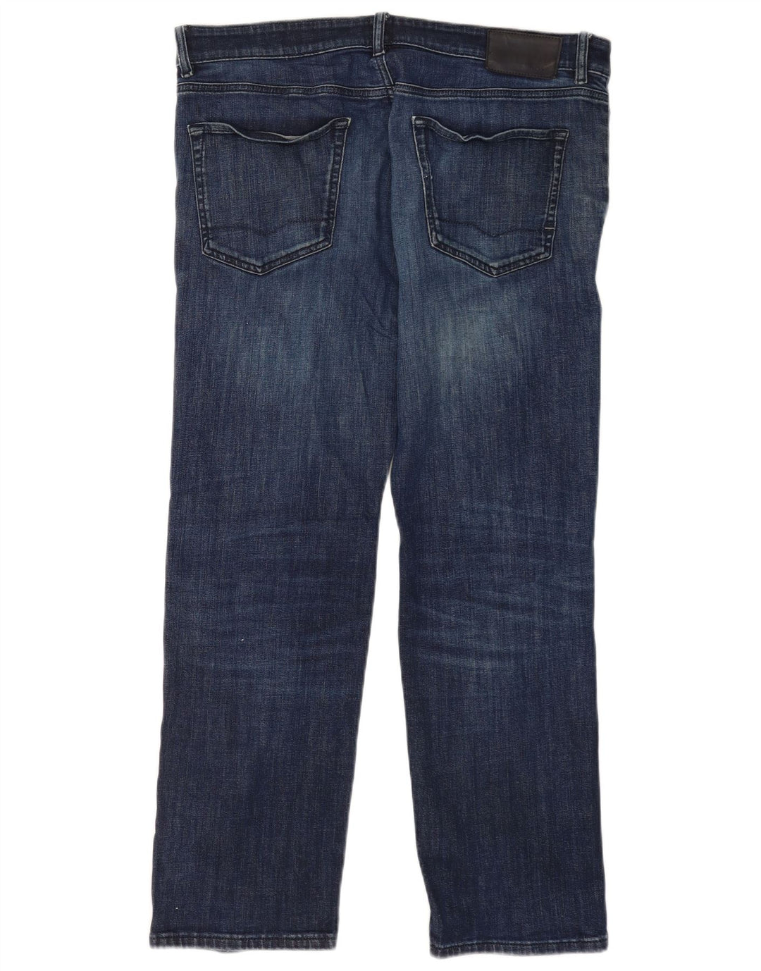 Hugo Boss almindelige lige jeans til kvinder W36 L32 blå bomuld