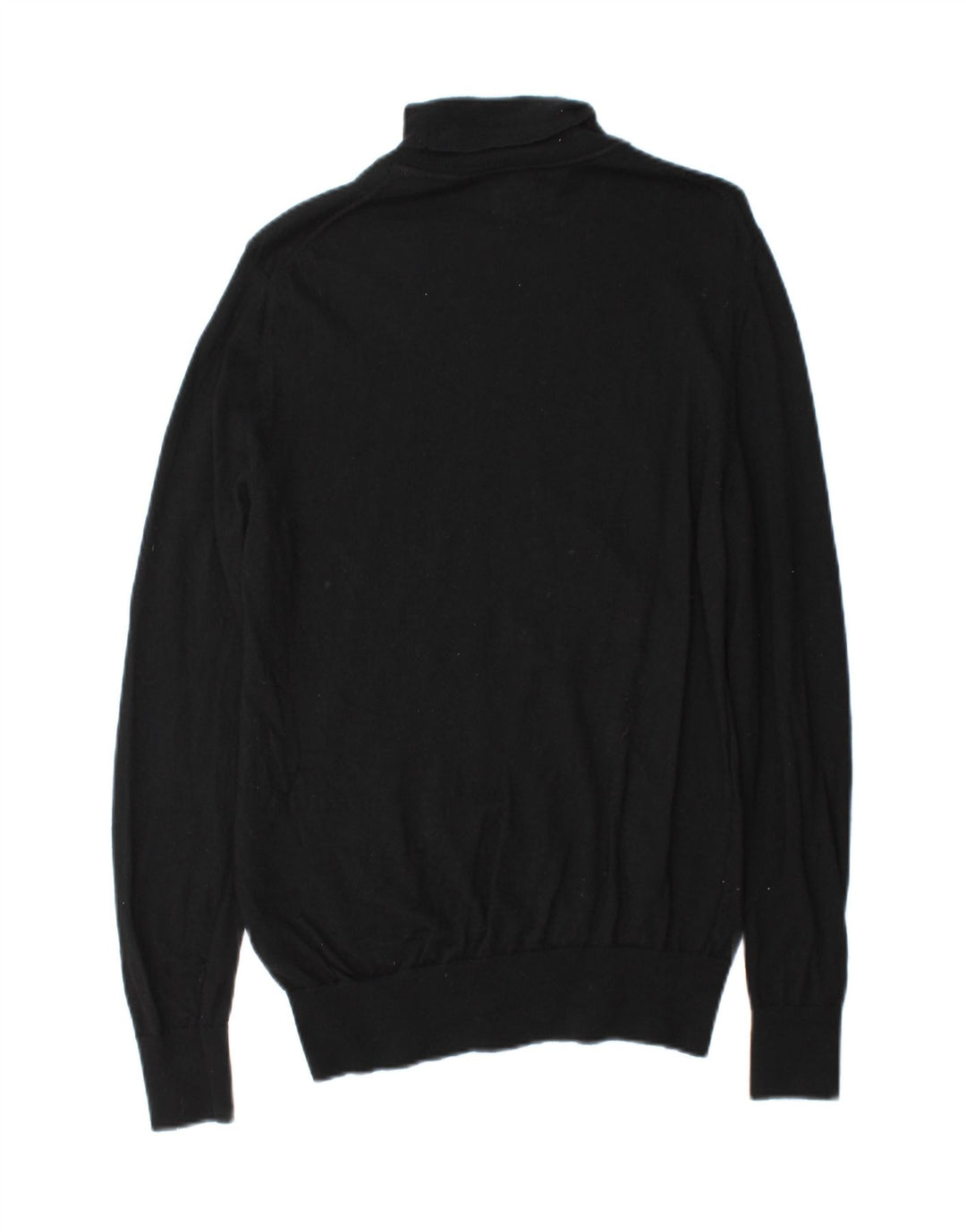 John Lewis Herre rullehals sweater medium sort uld