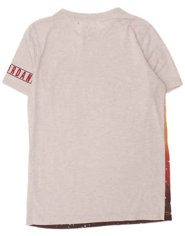 Jordan Boys Grafisk T-Shirt Top 12-13 år Stor Off White Colourblock