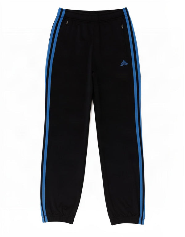 Adidas Drenge Træningsdragt Bukser Joggers 11-12 År Marineblå Polyester