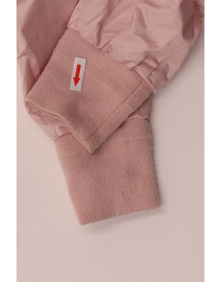 Blauer Womens Bomber Jacket UK 14 Medium Pink Polyester