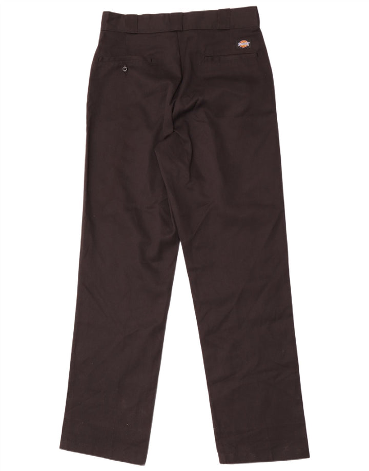 Dickies Lige Chinobukser til mænd W32 L34 Sort polyester