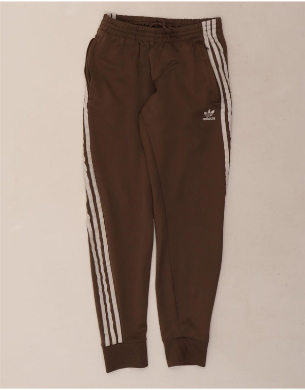 Adidas Dame træningsdragt Bukser Joggers UK 8 Small Brown
