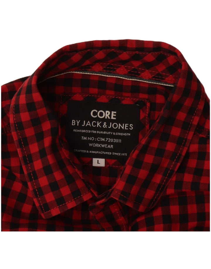 Jack & Jones Herreskjorte Stor rød Gingham