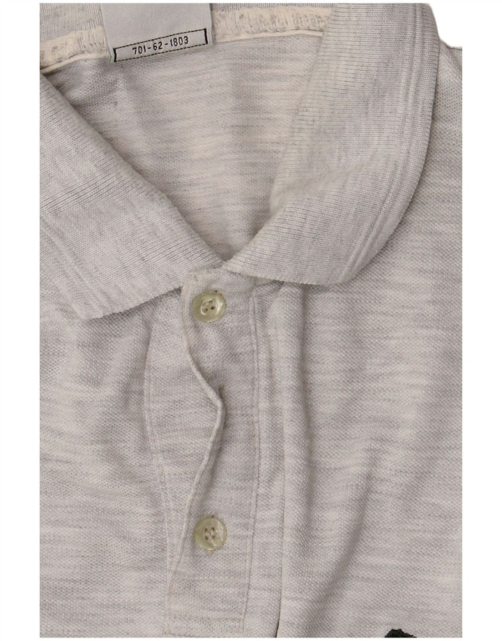 Puma herre poloshirt, stor grå flækket