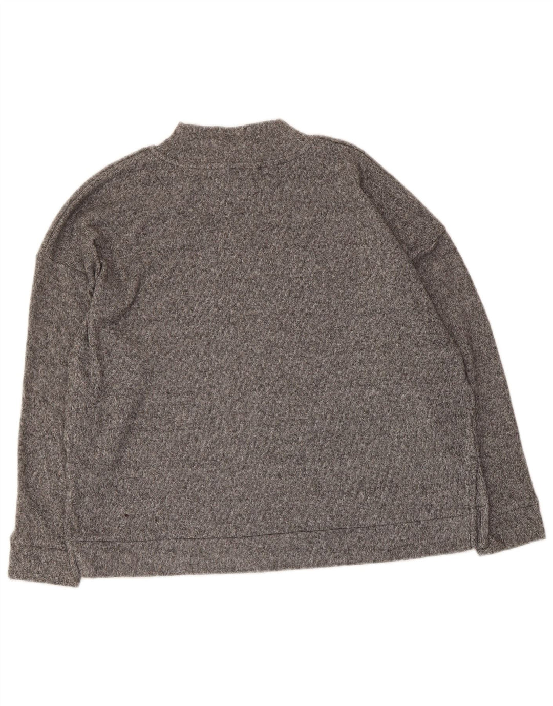 MARKS & SPENCER Dame Turtle Neck sweater UK 16 Large Grey Flecked
