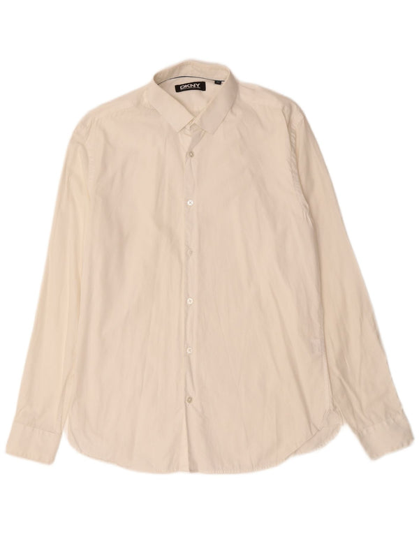 Dkny Herreskjorte Str. 15 1/2 Medium Hvid Bomuld