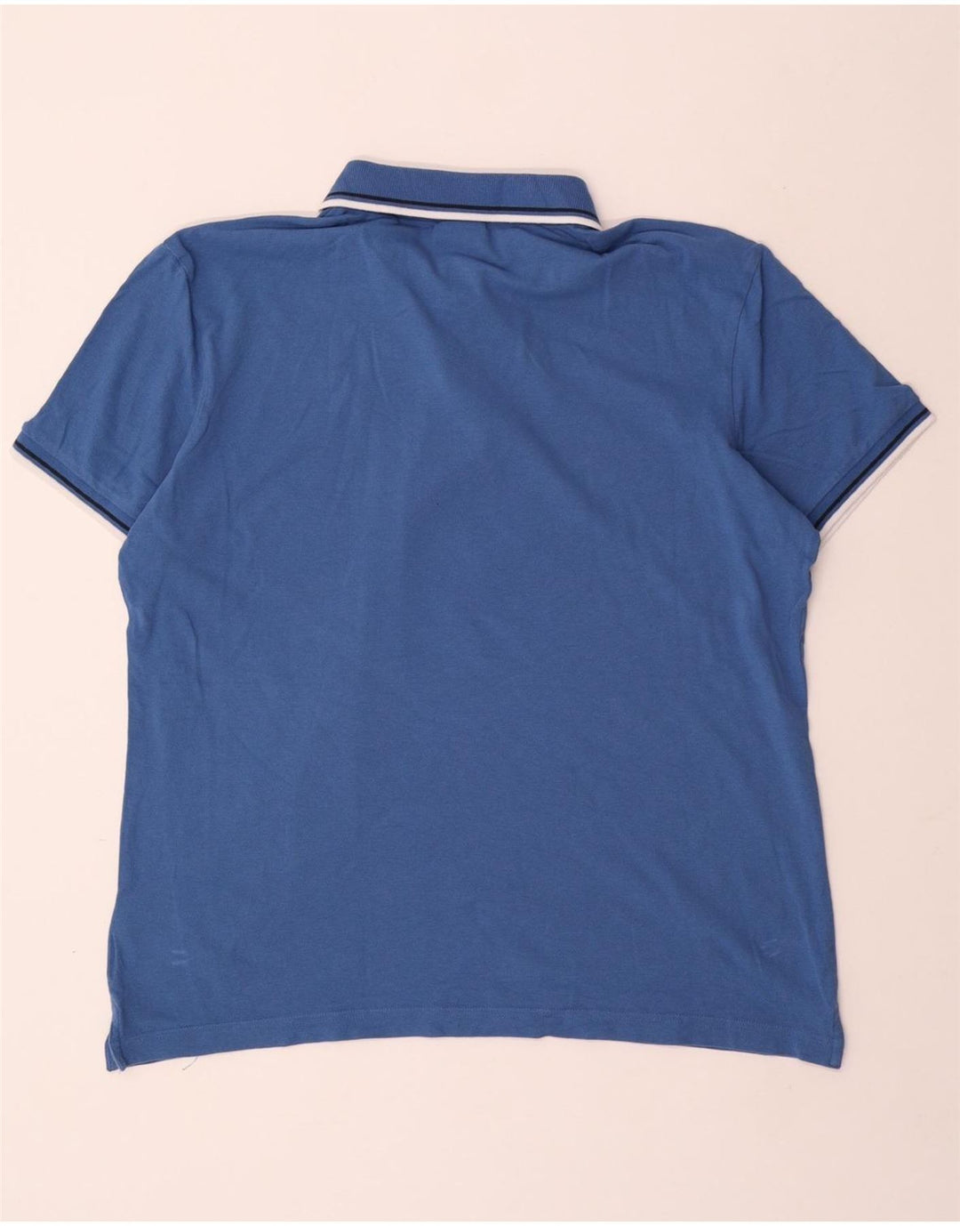 DIADORA Poloshirt til mænd XL Blå Bomuld