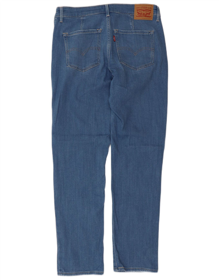 LEVI'S Dame 712 Slim Jeans W31 L30 Blå Bomuld