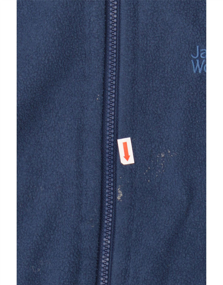 Jack Wolfskin Herre Liner Fleecejakke UK 42 Large Navy Blue Polyester