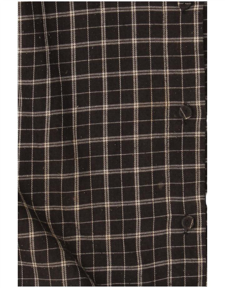 Amaranto Dame Flanell Shirt UK 16 Stor sort ternet polyester