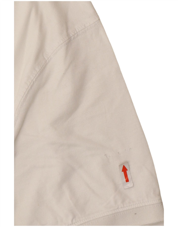 Tommy Hilfiger Herre Slim Fit Polo Shirt XL Hvid Bomuld