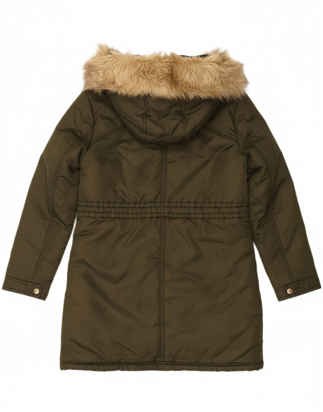 ZARA Womens Oversized Hooded Padded Coat UK 6 XS Green Vintage Zara and Second-Hand Zara from Messina Hembry 