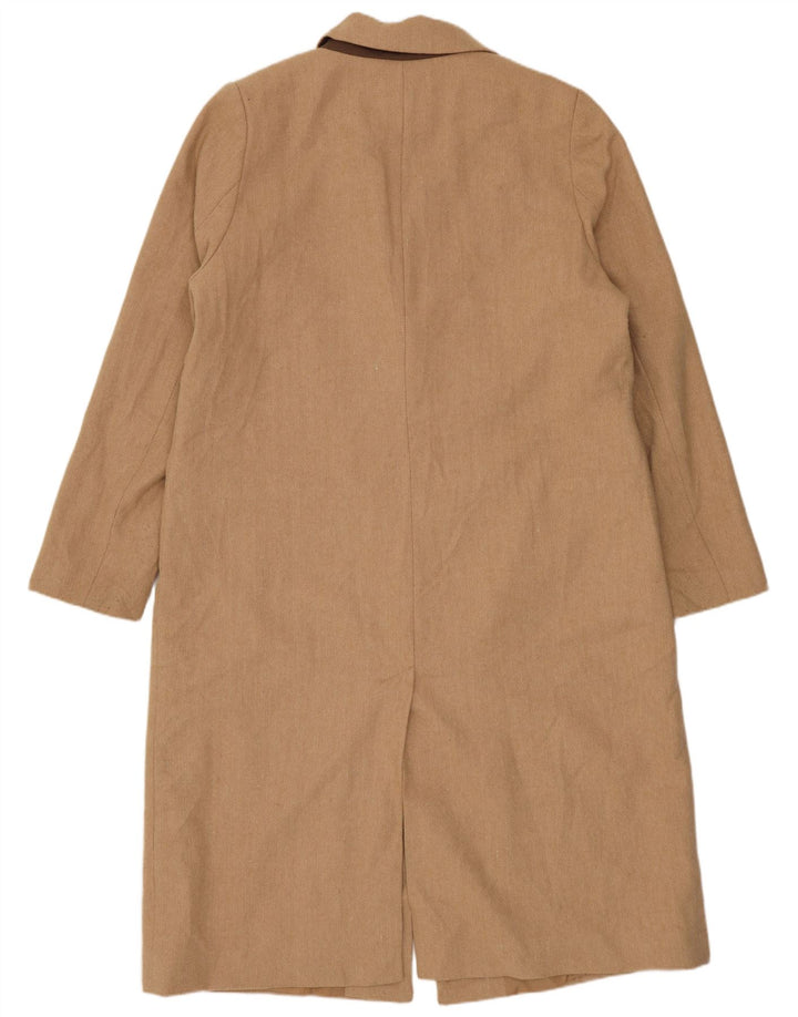 Marks & Spencer Dameoverfrakke UK 16 Stor Beige Sildebensuld