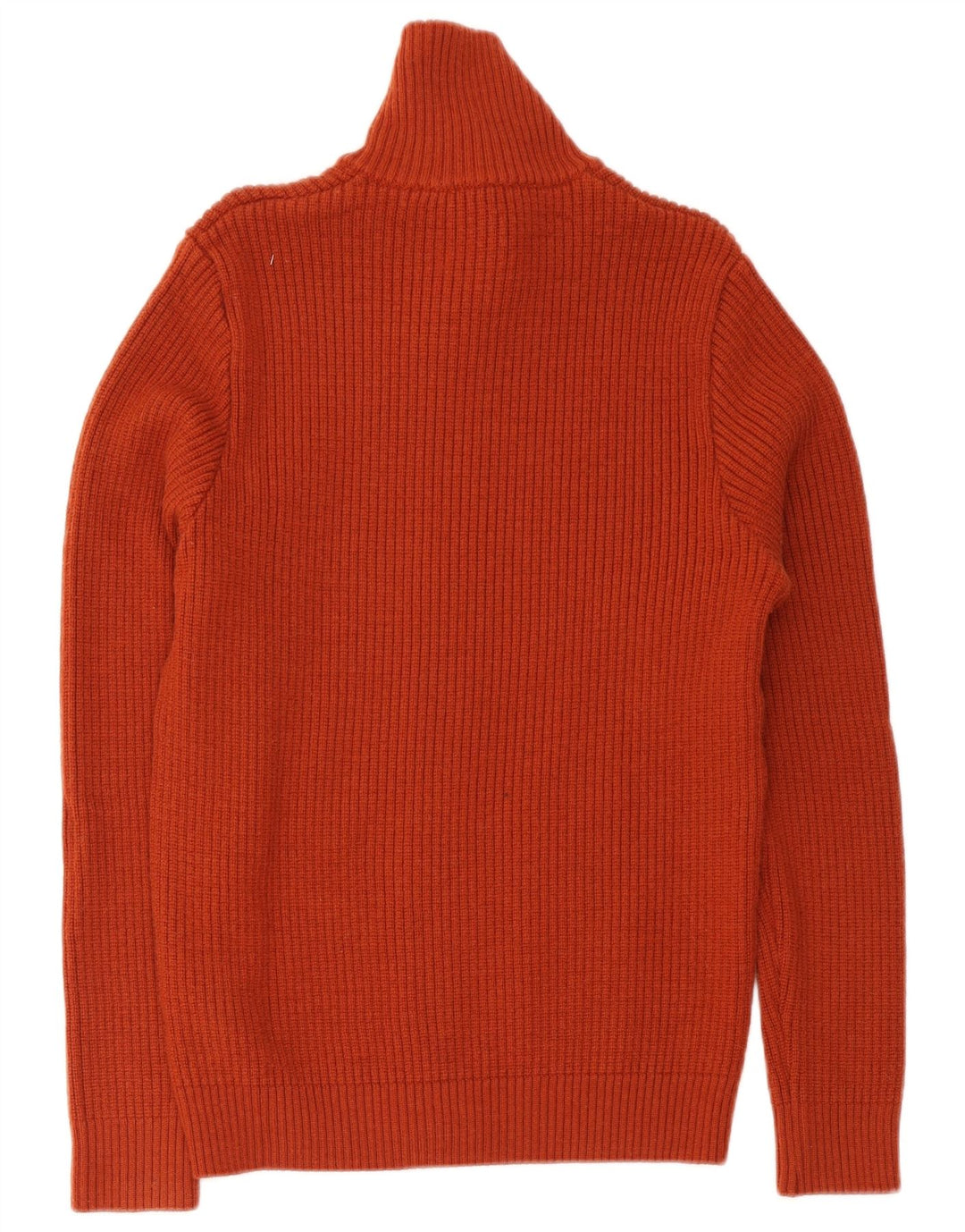 Malagrida Herre Cardigan Sweater Stor Orange Merinould