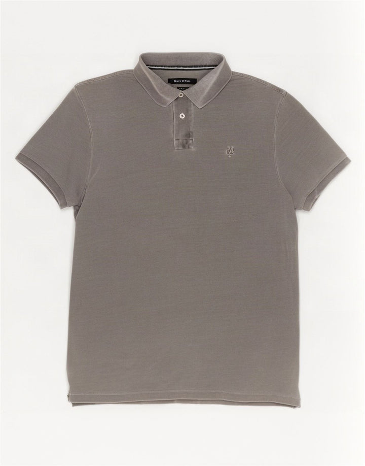 Marc O'Polo herre poloshirt XL grå bomuld
