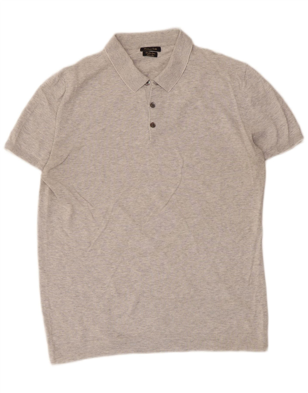 Massimo Dutti Polo skjorte til mænd Medium Grey Flecked