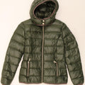 CAPE HORN Womens Hooded Padded Jacket IT 42 Medium Green Nylon Vintage Cape Horn and Second-Hand Cape Horn from Messina Hembry 