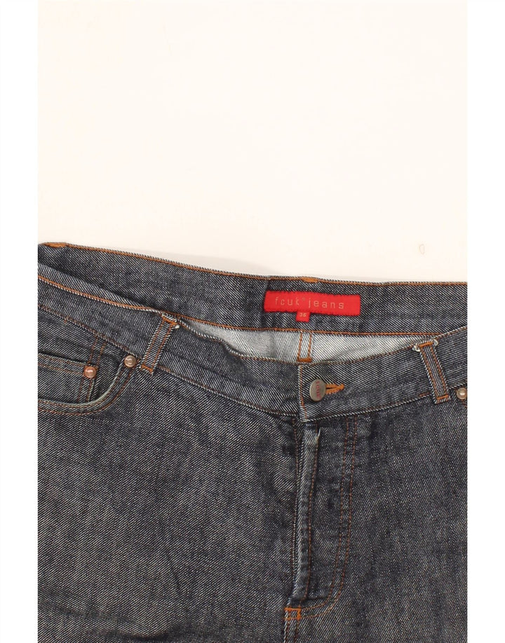 FCUK Mens Straight Jeans W36 L33 Navy Blue Cotton Vintage Fcuk and Second-Hand Fcuk from Messina Hembry 