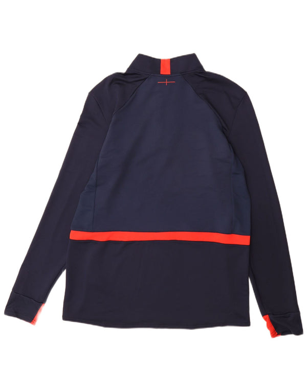 Umbro Herre Grafisk Pullover Træningsdragt Top Medium Navy Blue Colourblock