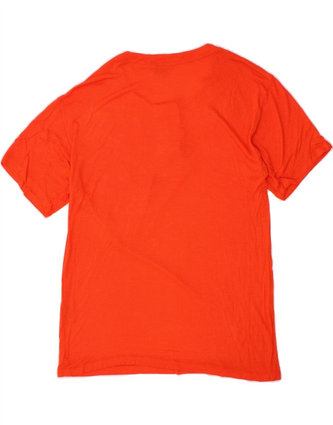 EXPRESS Womens T-Shirt Top UK 14 Medium Red Viscose Vintage Express and Second-Hand Express from Messina Hembry 