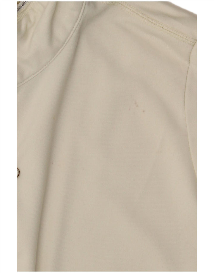 Champion Womens Easy Fit træningsdragt Topjakke UK 14 Medium Off White