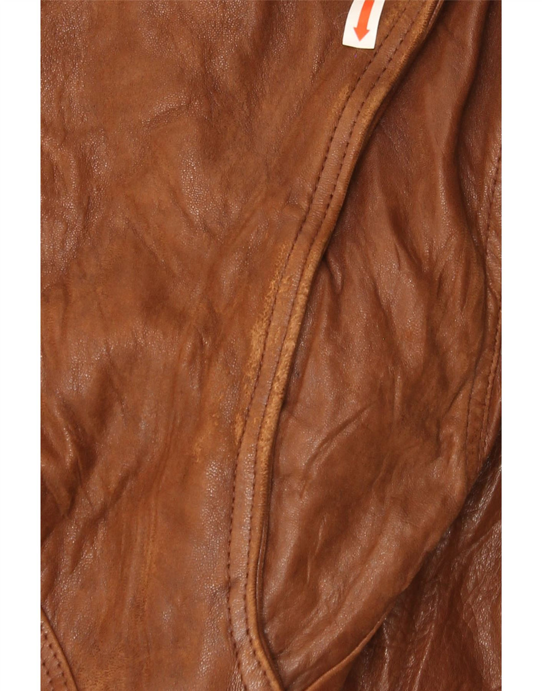 ESSEBI Mens Leather Jacket UK 38 Medium Brown Leather Vintage Essebi and Second-Hand Essebi from Messina Hembry 