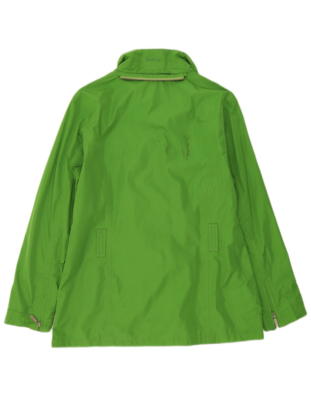 Barbour Dame Regnjakke UK 16 Stor Grøn Polyester