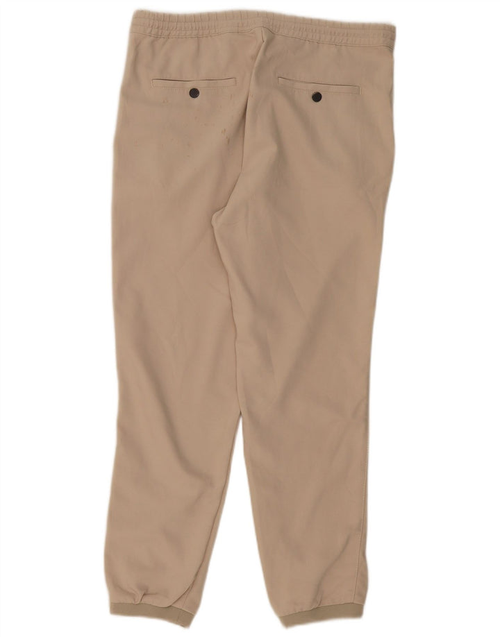 ZARA Joggers til mænd Chinobukser Medium W32 L28 Beige Polyester