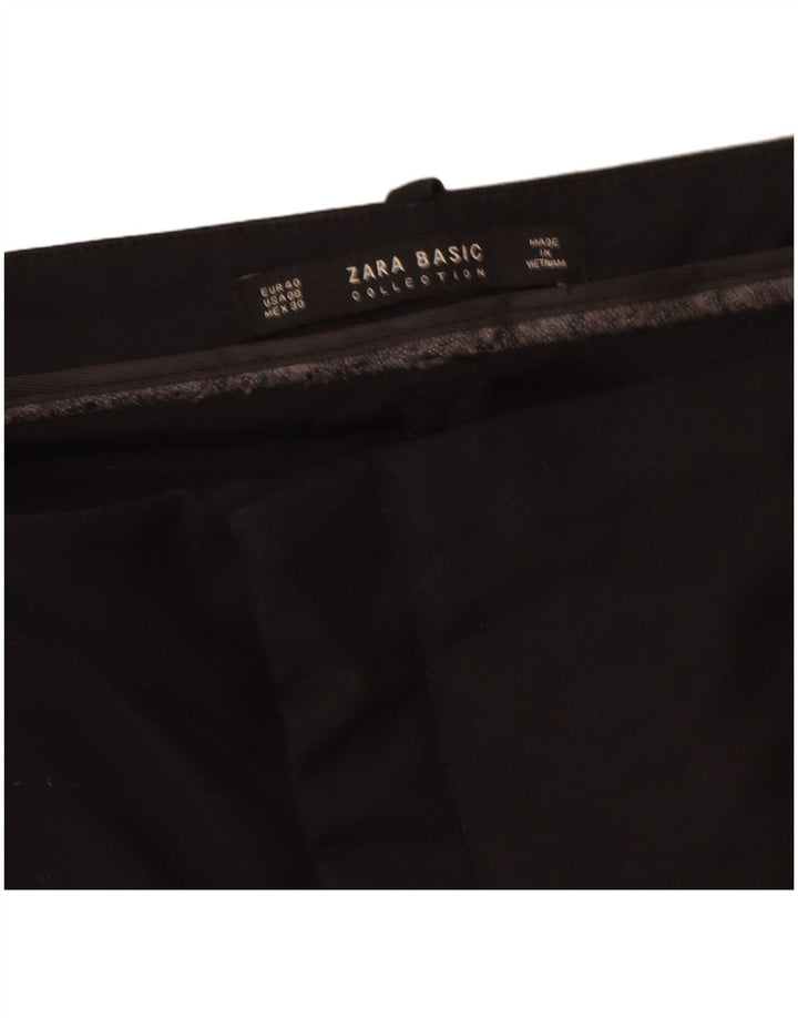 Zara Dame Slim Chino Bukser EU 40 Medium W32 L28 Sort