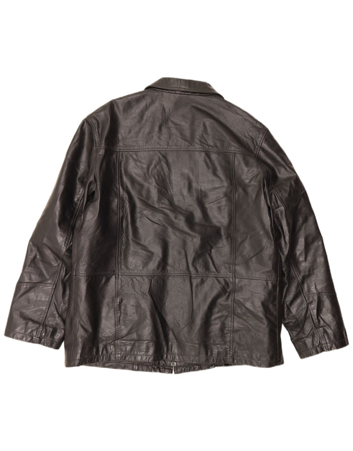 Conbipel Herre Læderjakke IT 56 2XL Sort
