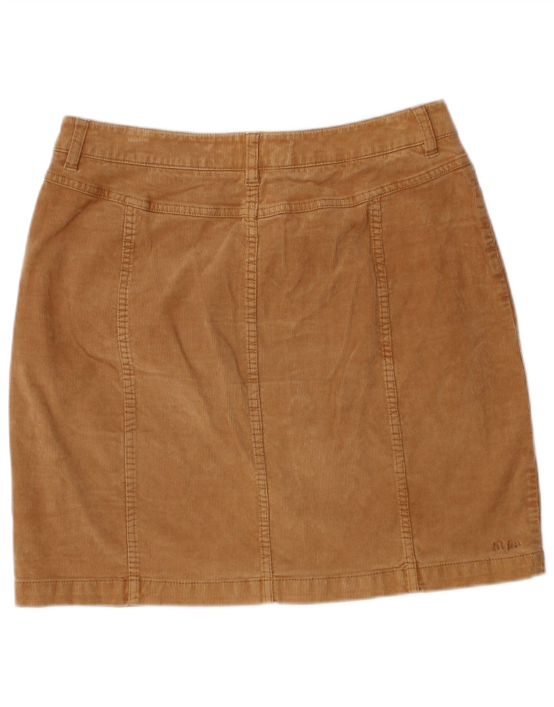 FAT FACE Damefløjlsnederdel UK 10 Small W30 Beige Bomuld