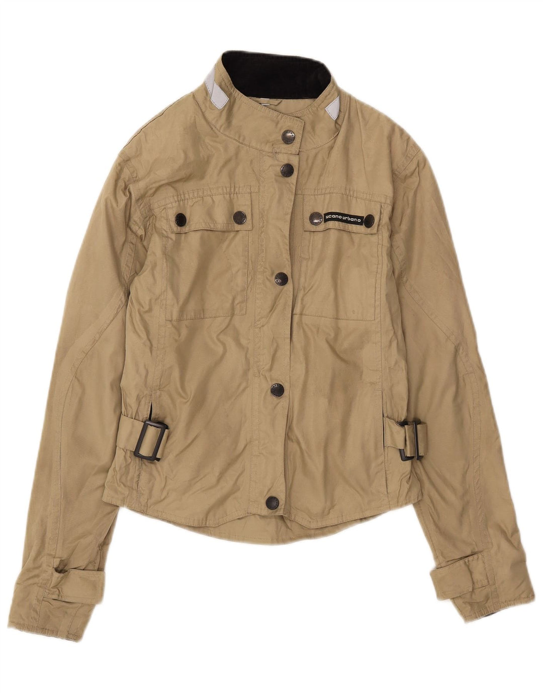 Tucano Urbano Kvinder Oversized Utility Jacket UK 6 XS Beige Polyester