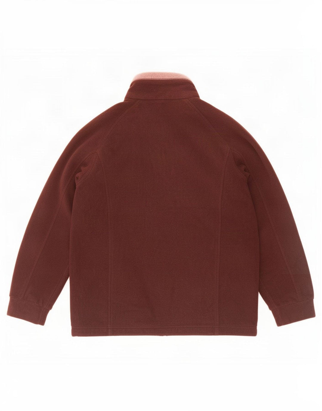 Marks & Spencer Fleecejakke til kvinder UK 10 Small Brown Colourblock