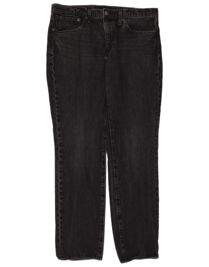 Levi's Straight Jeans til mænd W36 L31 Grå bomuld