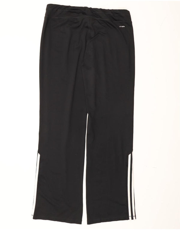 Adidas Womens Climalite træningsdragt bukser UK 16/18 Large Black Polyester
