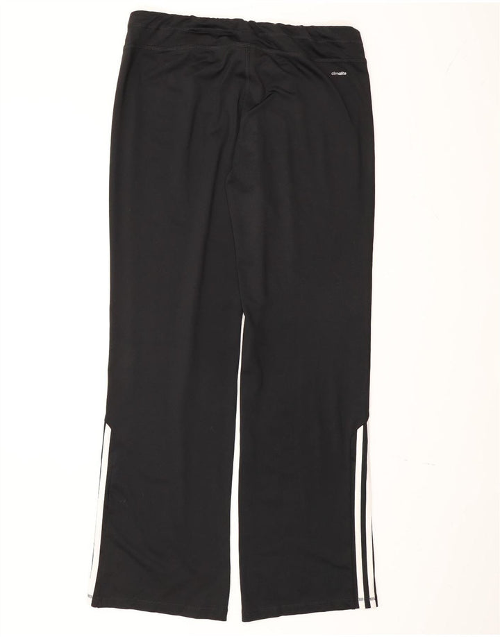 Adidas Womens Climalite træningsdragt bukser UK 16/18 Large Black Polyester