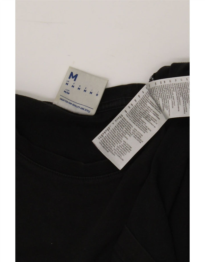 REEBOK Mens T-Shirt Top Medium Black Cotton Vintage Reebok and Second-Hand Reebok from Messina Hembry 