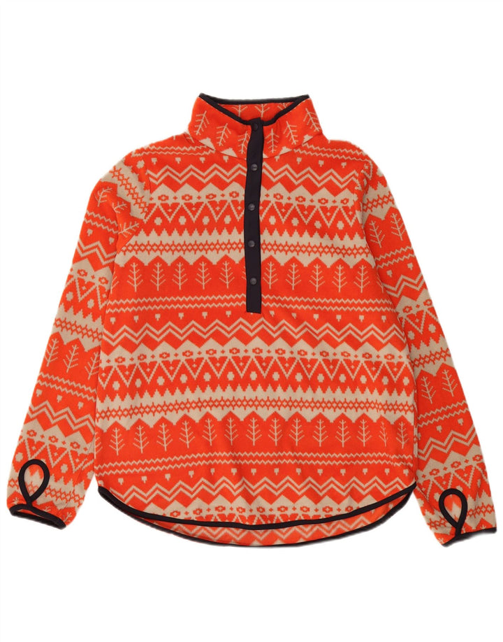 TCHIBO CERTIFICERT MERCHANDISE Fleecetrøje til kvinder UK 14 Medium Orange