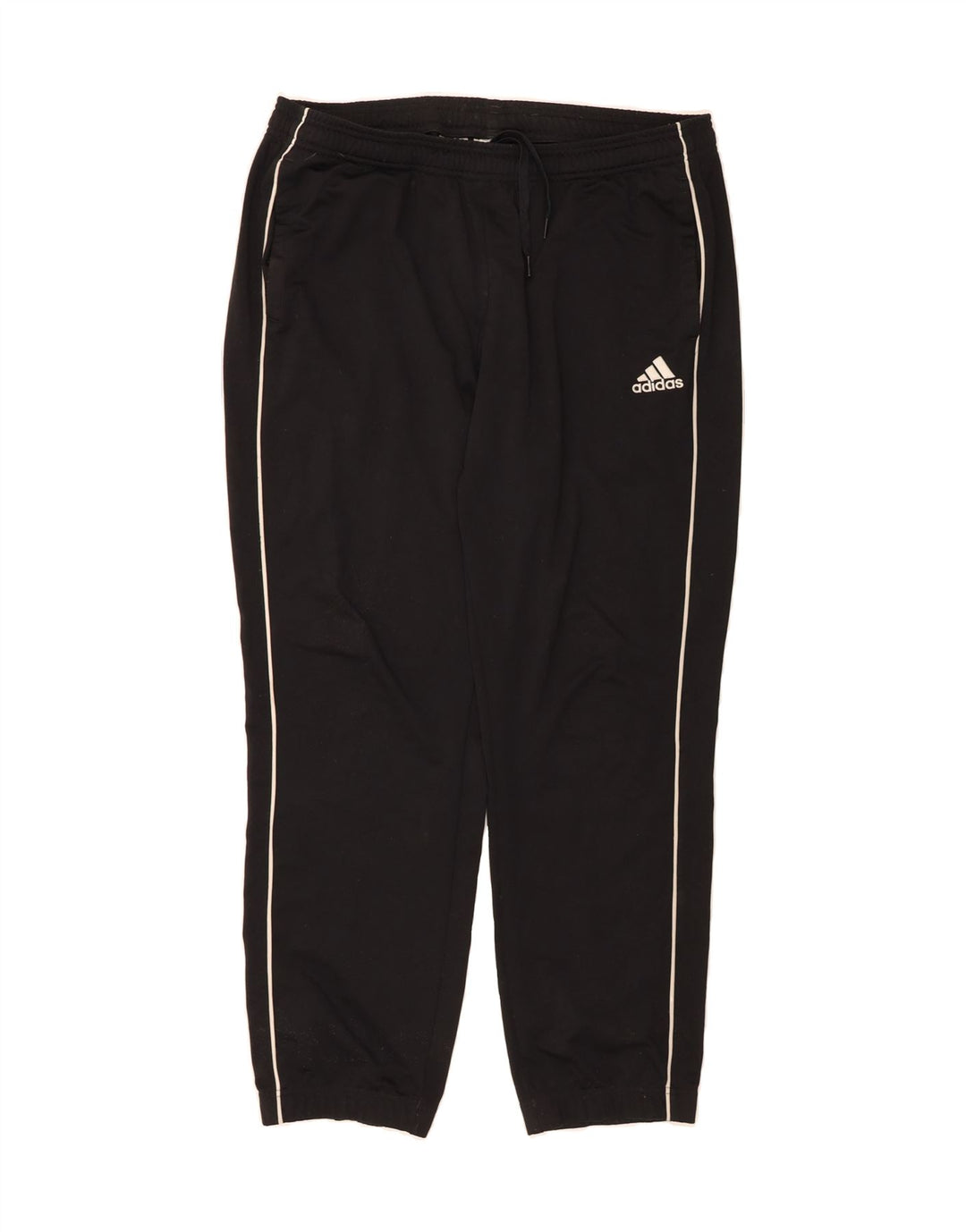 ADIDAS Mens Tracksuit Trousers XL  Black Polyester Vintage Adidas and Second-Hand Adidas from Messina Hembry 