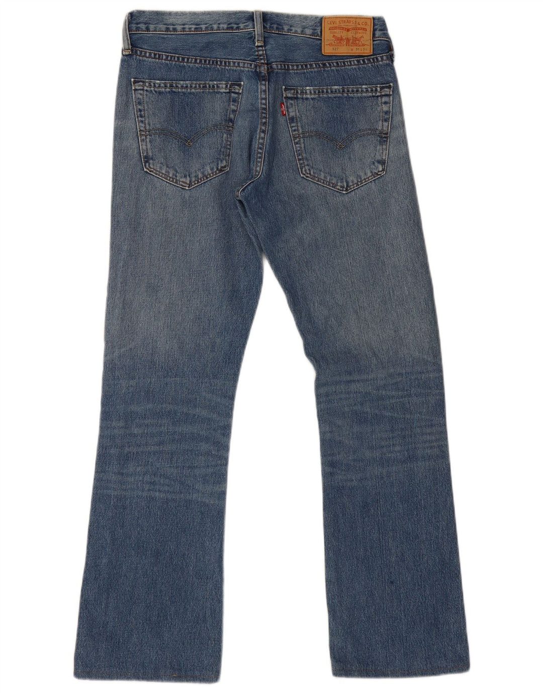 Levi's Herre 527 Bootcut Jeans W31 L31 Blå Bomuld
