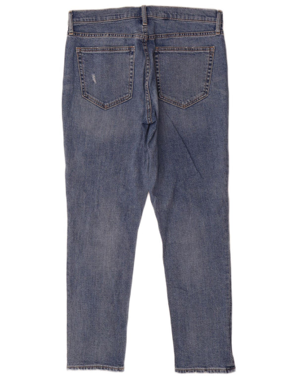 Gap Kvinde Kæreste Distressed Slim Jeans W28 L27 Blå Bomuld