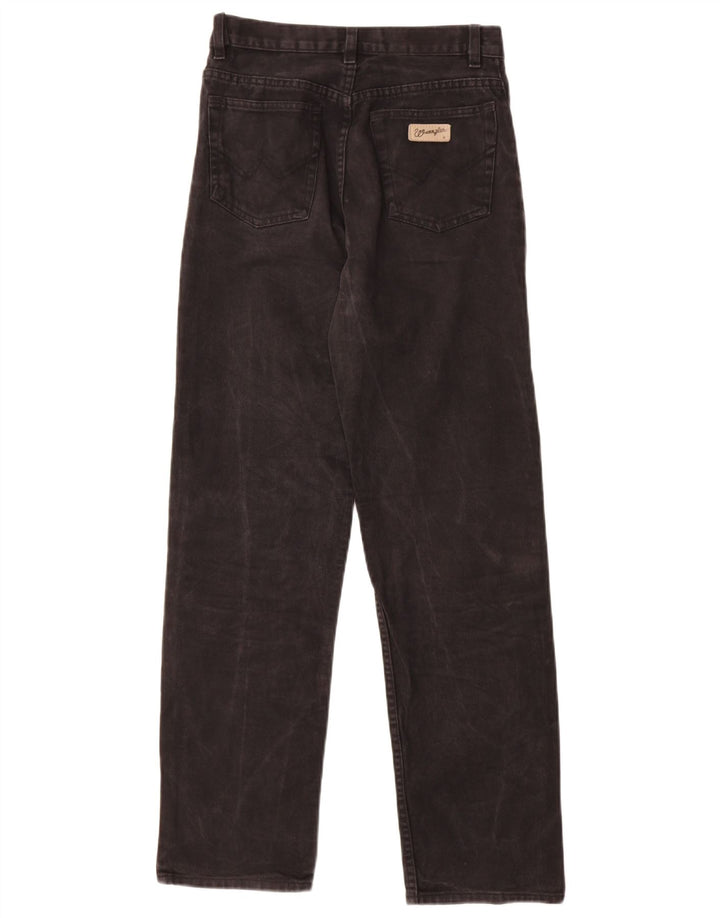 Wrangler Straight Jeans til mænd W29 L29 Sort bomuld
