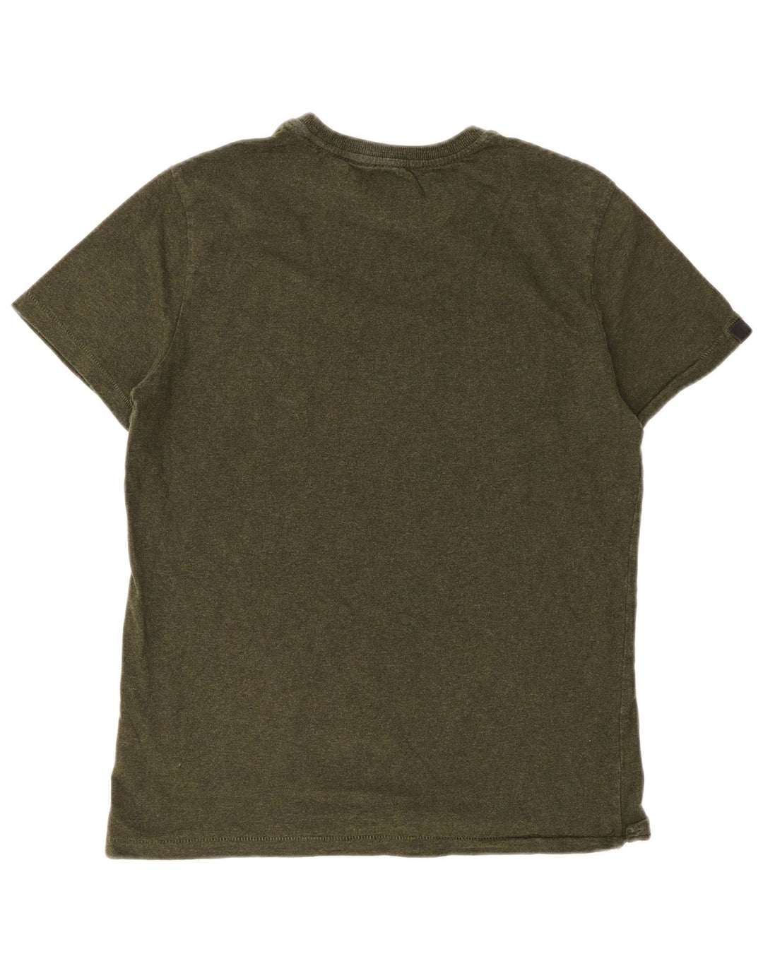 Superdry Grafisk T-shirt top til mænd, stor Khaki Bomuld