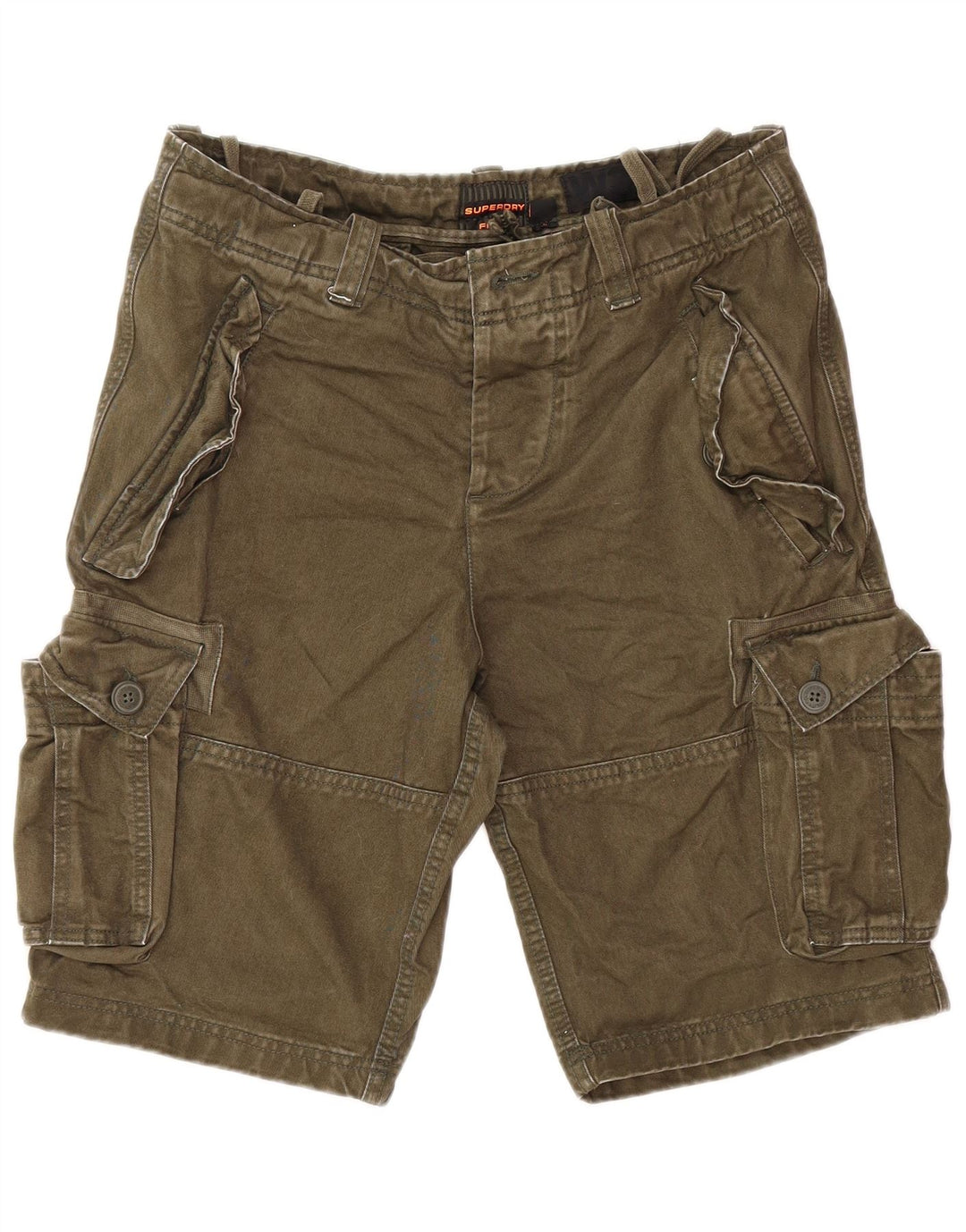 SUPERDRY Cargo Shorts til mænd W32 Medium Khaki Bomuld