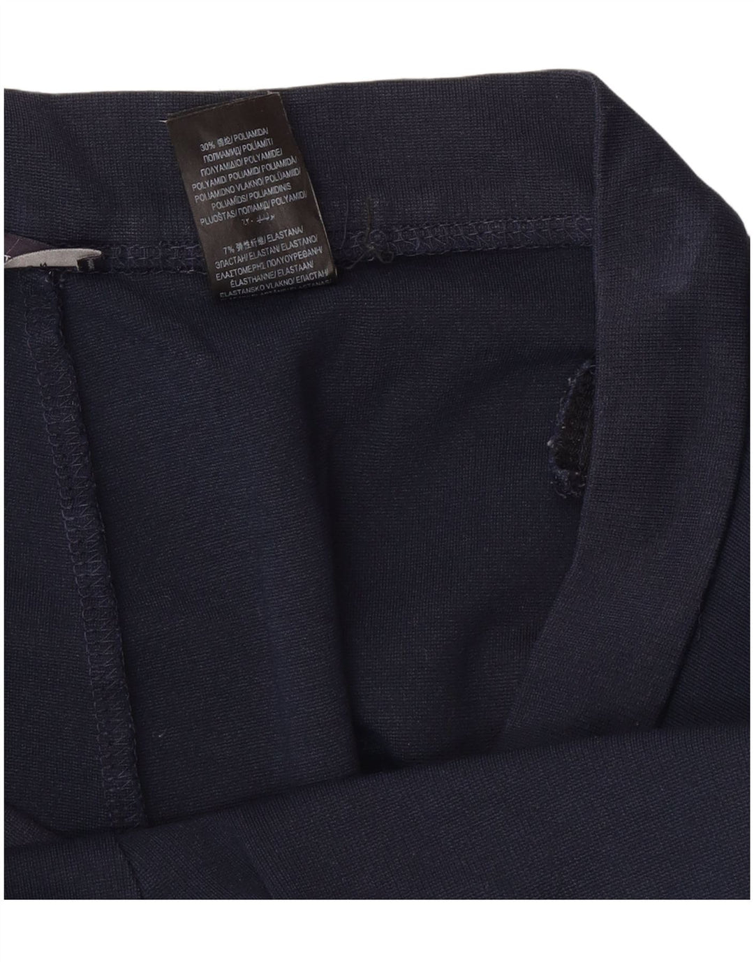 Marks & Spencer Midi-nederdel til kvinder UK 12 Medium W30 Navyblå polyamid