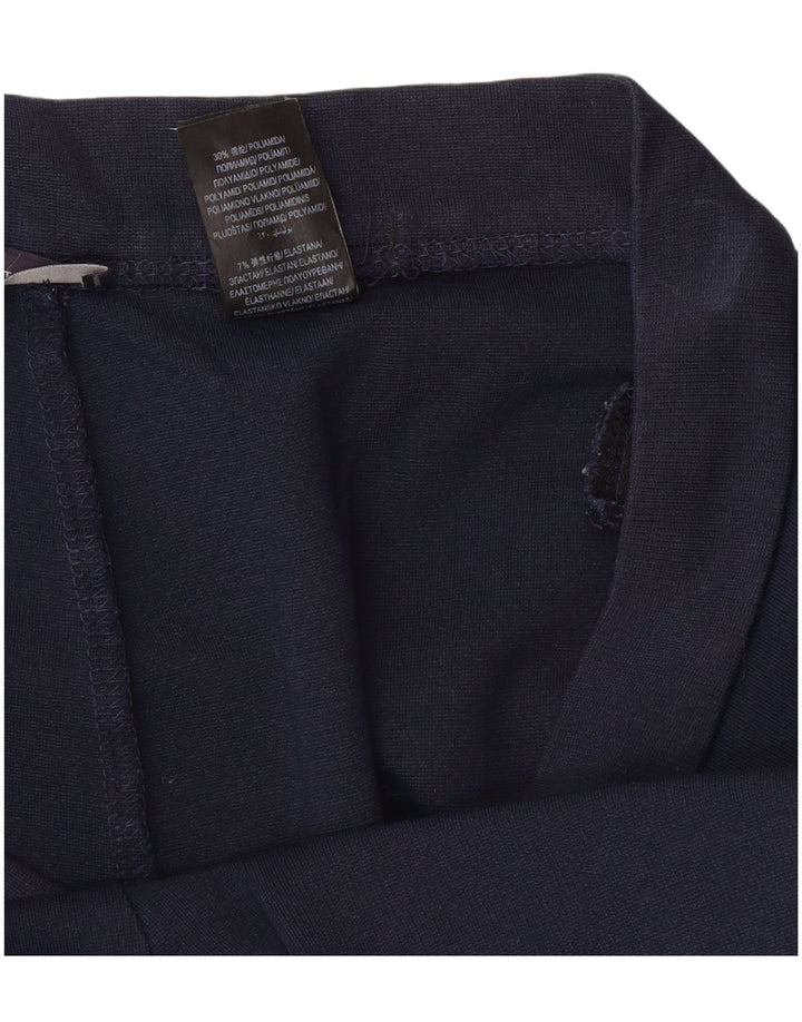 Marks & Spencer Midi-nederdel til kvinder UK 12 Medium W30 Navyblå polyamid