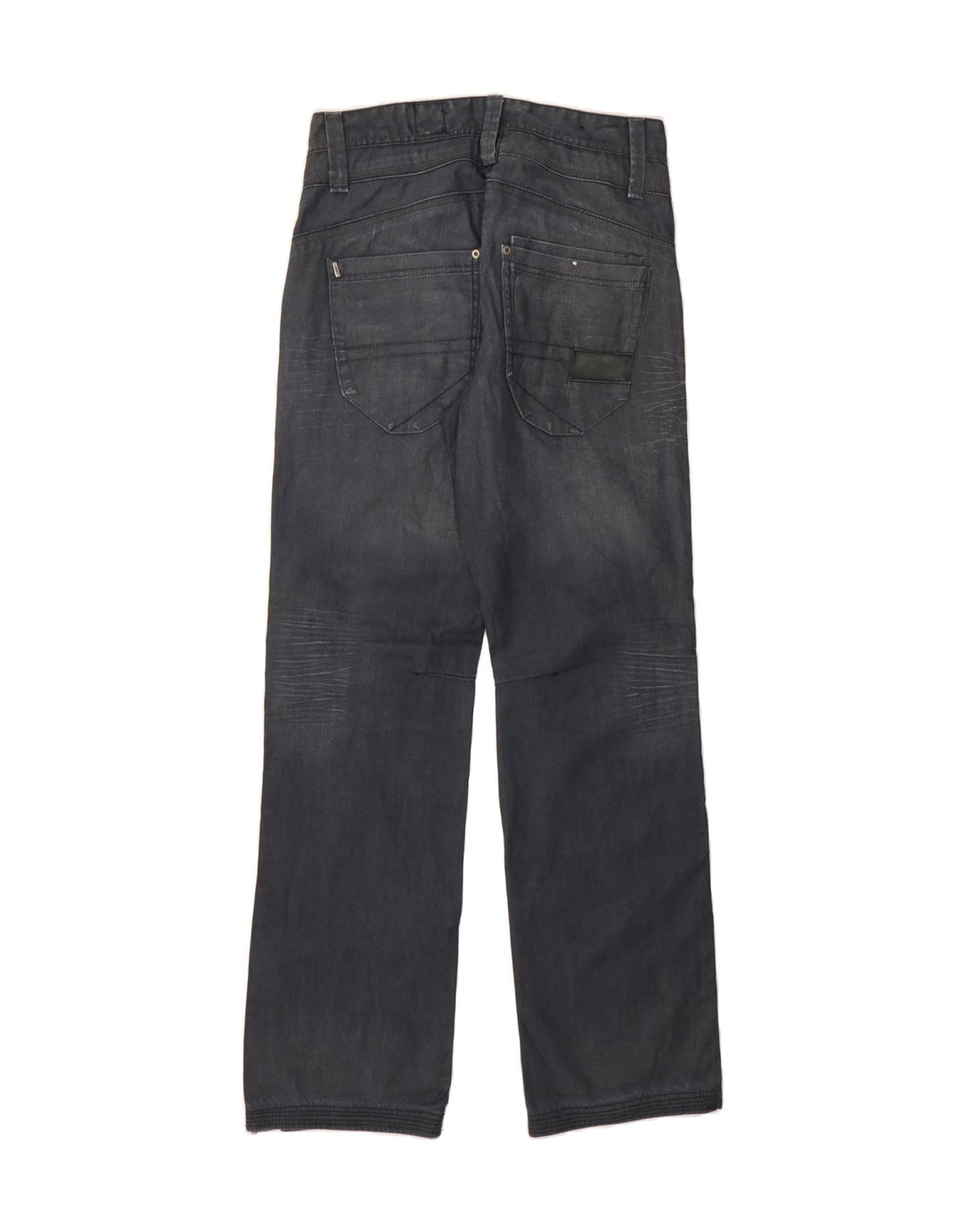 JACK & JONES Mens Straight Jeans W31 L34 Navy Blue Cotton Vintage Jack & Jones and Second-Hand Jack & Jones from Messina Hembry 